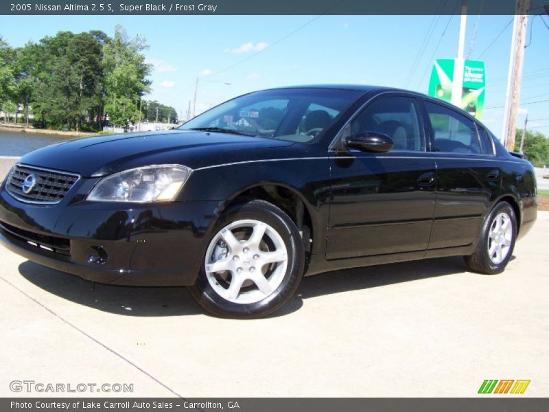 Super Black / Frost Gray 2005 Nissan Altima 2.5 S
