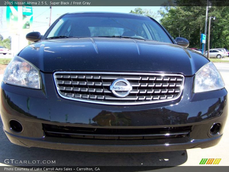 Super Black / Frost Gray 2005 Nissan Altima 2.5 S