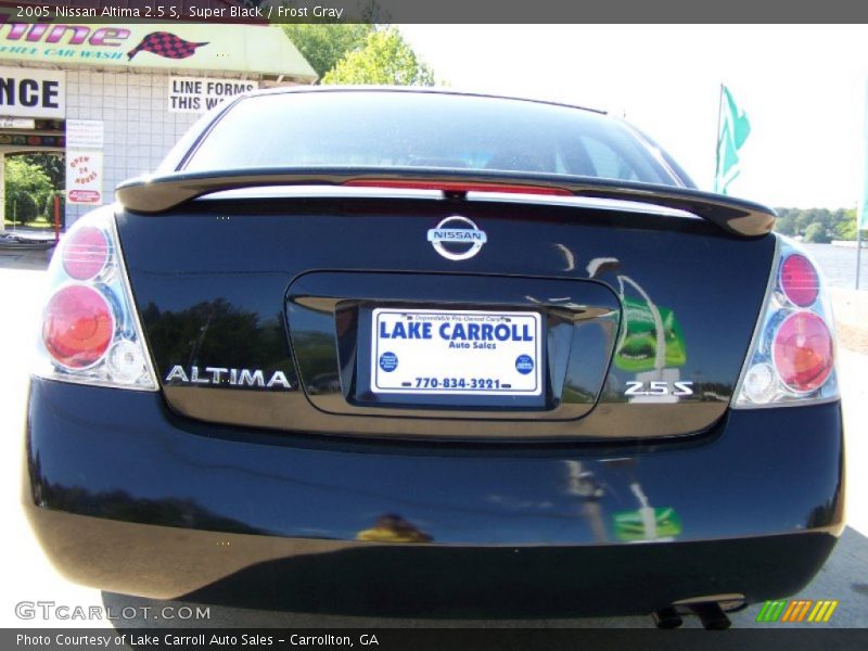 Super Black / Frost Gray 2005 Nissan Altima 2.5 S