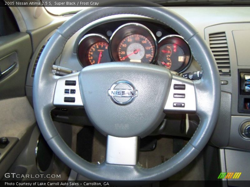 Super Black / Frost Gray 2005 Nissan Altima 2.5 S