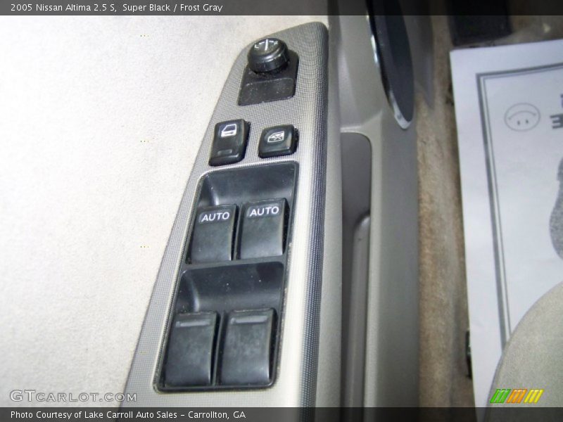Super Black / Frost Gray 2005 Nissan Altima 2.5 S