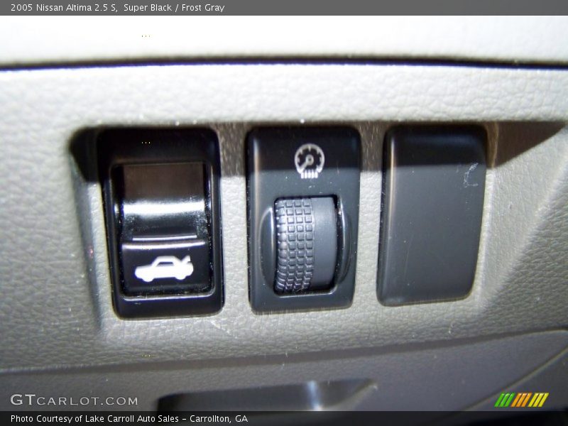 Super Black / Frost Gray 2005 Nissan Altima 2.5 S