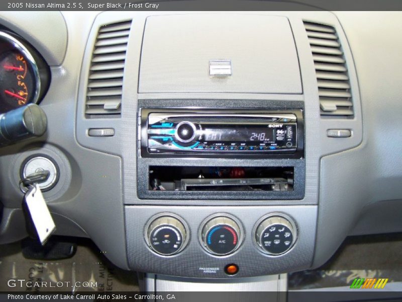 Super Black / Frost Gray 2005 Nissan Altima 2.5 S