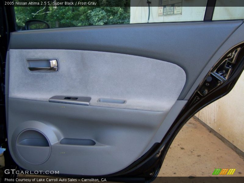 Super Black / Frost Gray 2005 Nissan Altima 2.5 S