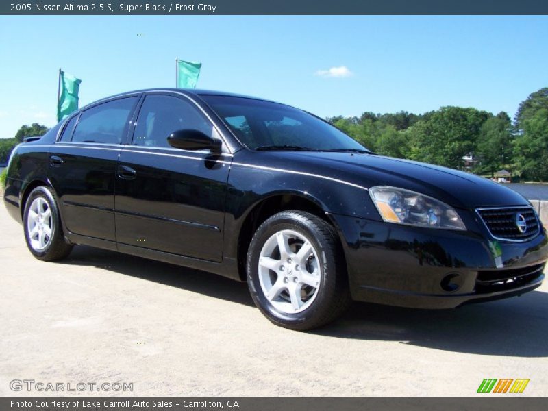 Super Black / Frost Gray 2005 Nissan Altima 2.5 S