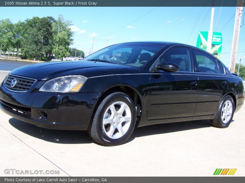 Super Black / Frost Gray 2005 Nissan Altima 2.5 S