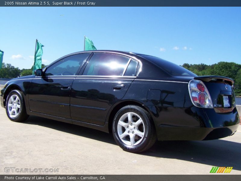 Super Black / Frost Gray 2005 Nissan Altima 2.5 S