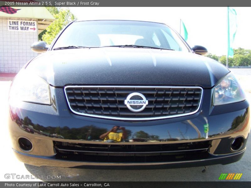 Super Black / Frost Gray 2005 Nissan Altima 2.5 S