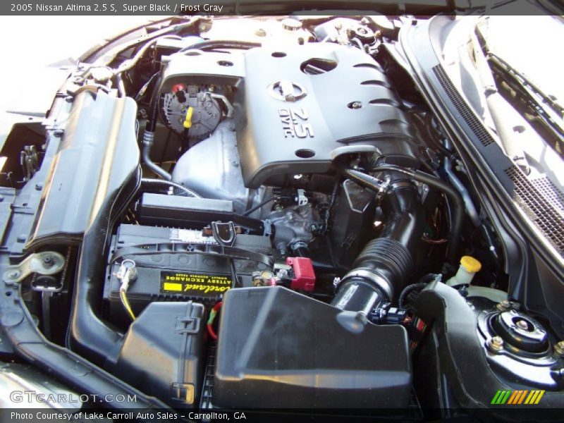 Super Black / Frost Gray 2005 Nissan Altima 2.5 S