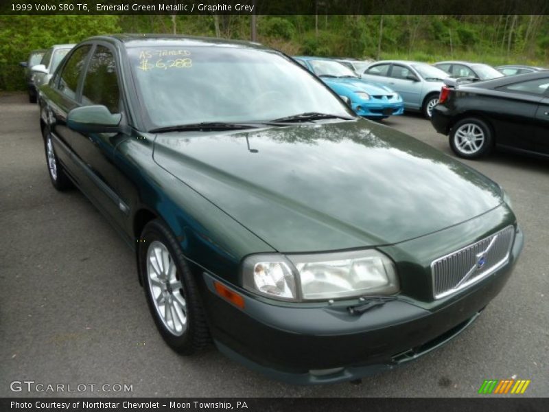 Emerald Green Metallic / Graphite Grey 1999 Volvo S80 T6