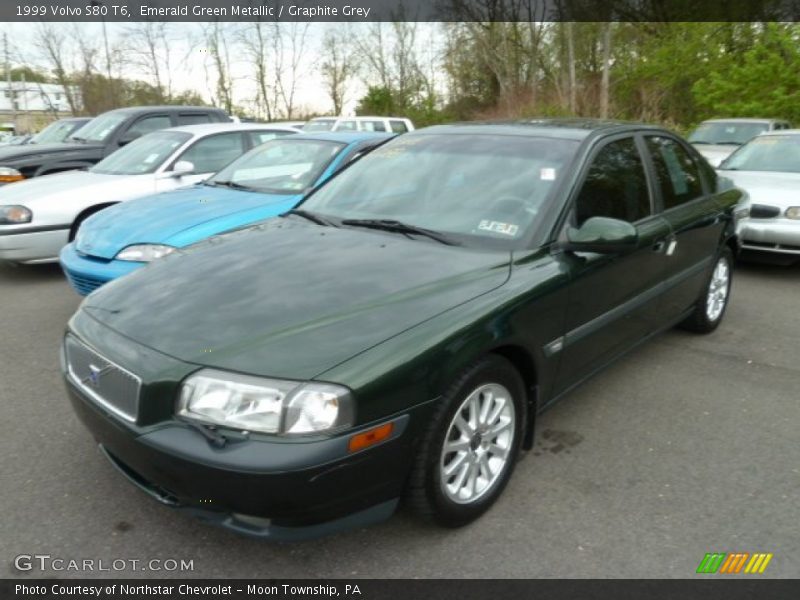 Emerald Green Metallic / Graphite Grey 1999 Volvo S80 T6