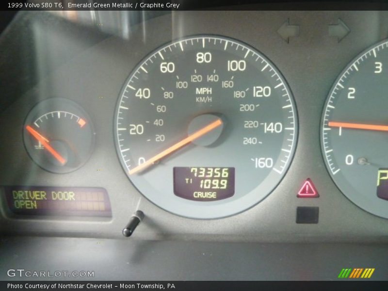 Emerald Green Metallic / Graphite Grey 1999 Volvo S80 T6