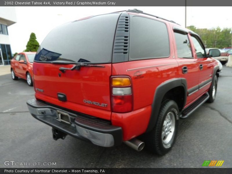 Victory Red / Graphite/Medium Gray 2002 Chevrolet Tahoe 4x4