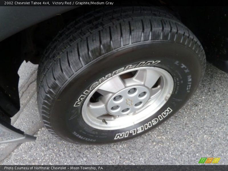 Victory Red / Graphite/Medium Gray 2002 Chevrolet Tahoe 4x4