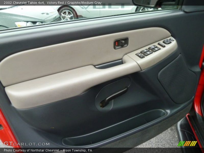 Victory Red / Graphite/Medium Gray 2002 Chevrolet Tahoe 4x4