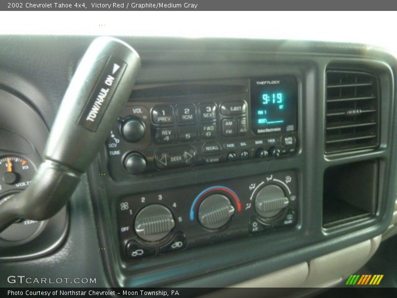 Victory Red / Graphite/Medium Gray 2002 Chevrolet Tahoe 4x4