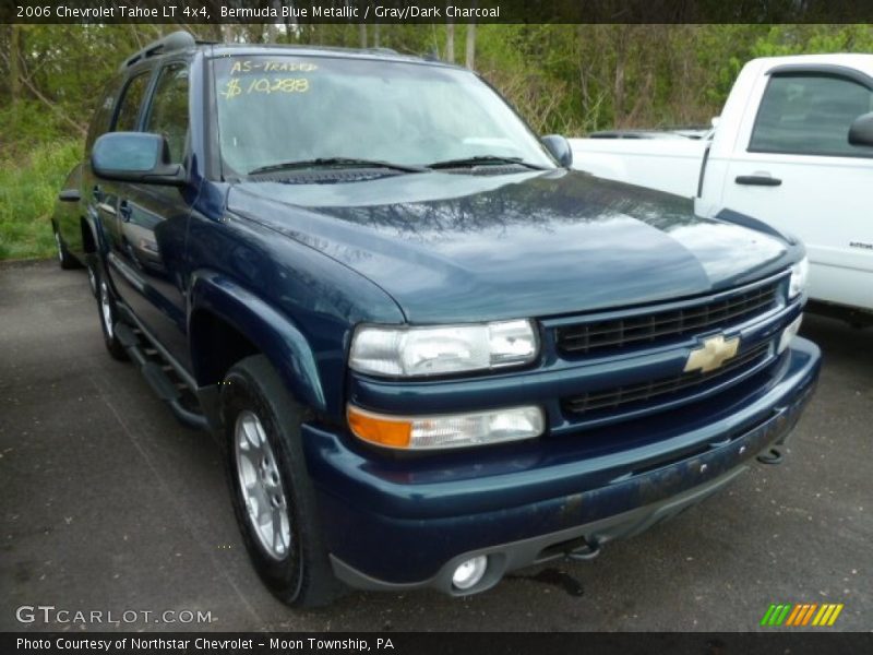 Bermuda Blue Metallic / Gray/Dark Charcoal 2006 Chevrolet Tahoe LT 4x4