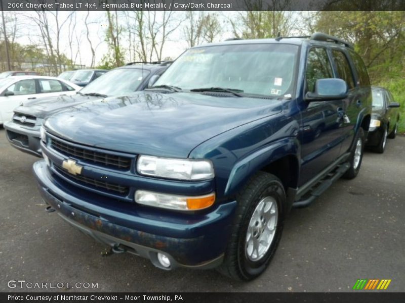Bermuda Blue Metallic / Gray/Dark Charcoal 2006 Chevrolet Tahoe LT 4x4