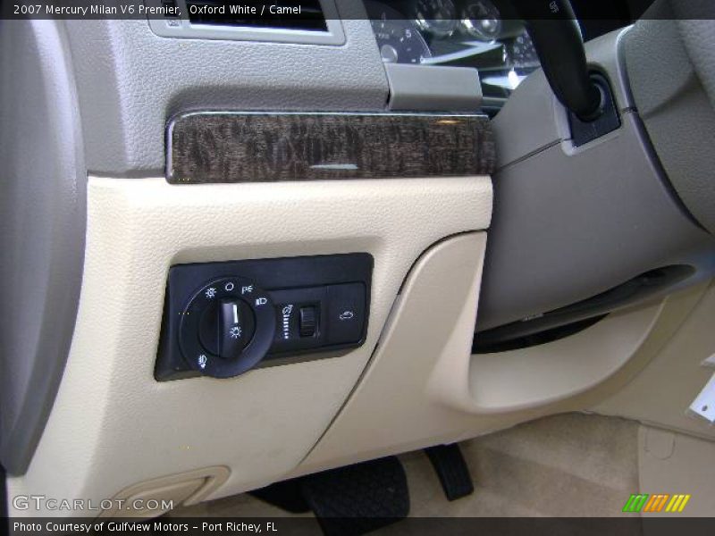 Oxford White / Camel 2007 Mercury Milan V6 Premier
