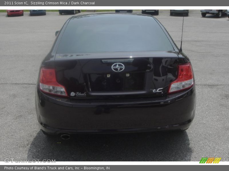 Sizziling Crimson Mica / Dark Charcoal 2011 Scion tC