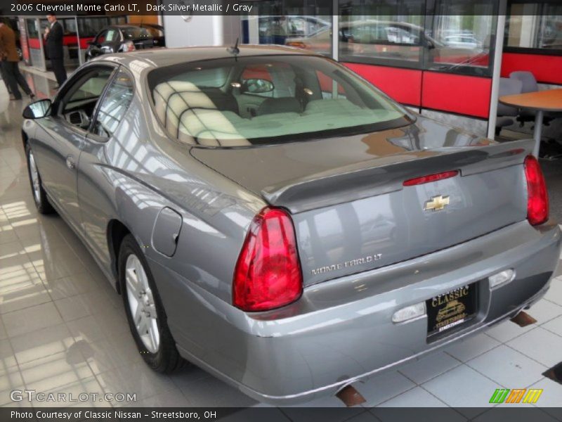 Dark Silver Metallic / Gray 2006 Chevrolet Monte Carlo LT