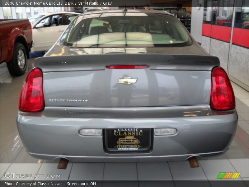 Dark Silver Metallic / Gray 2006 Chevrolet Monte Carlo LT