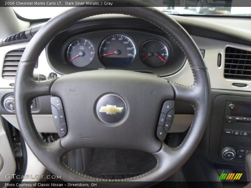 Dark Silver Metallic / Gray 2006 Chevrolet Monte Carlo LT