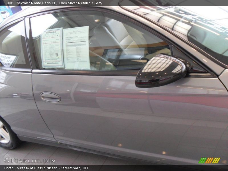 Dark Silver Metallic / Gray 2006 Chevrolet Monte Carlo LT