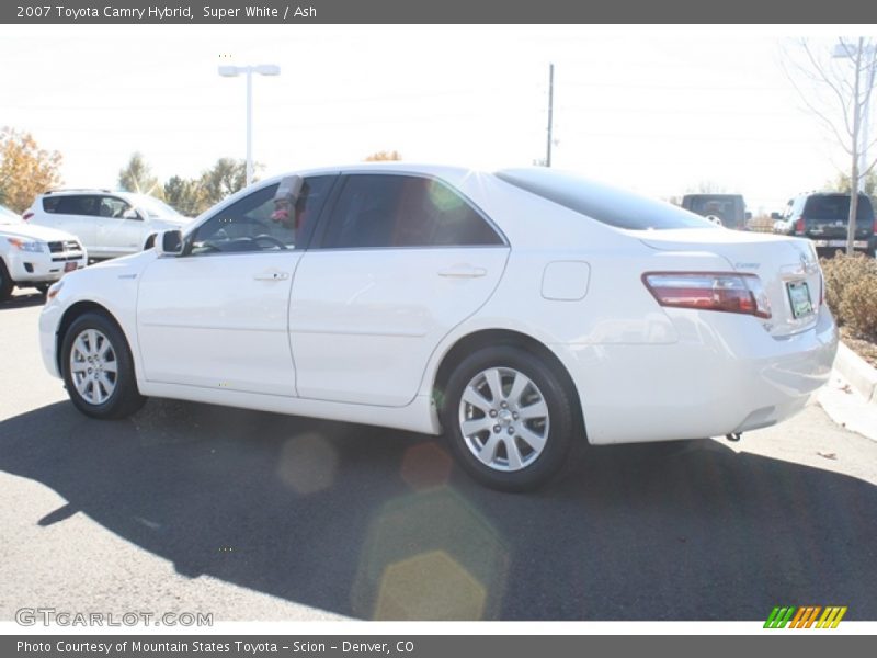 Super White / Ash 2007 Toyota Camry Hybrid