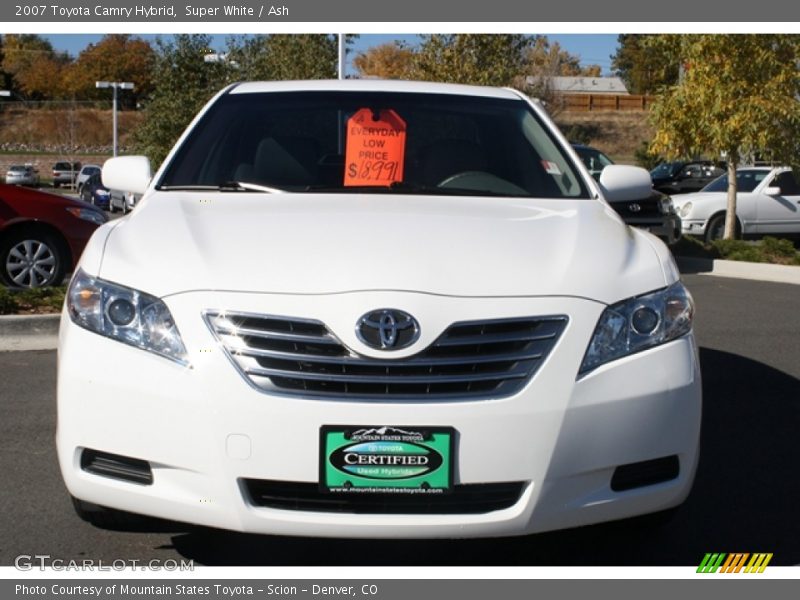 Super White / Ash 2007 Toyota Camry Hybrid