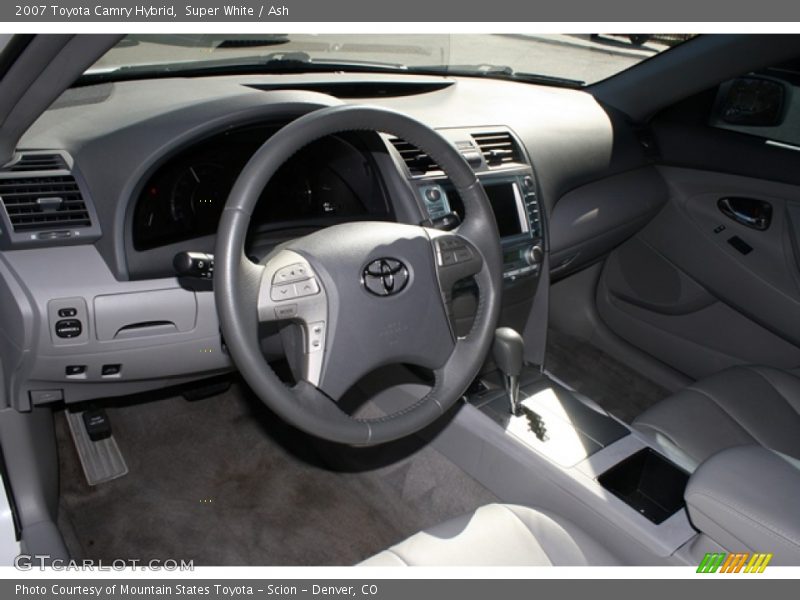 Super White / Ash 2007 Toyota Camry Hybrid