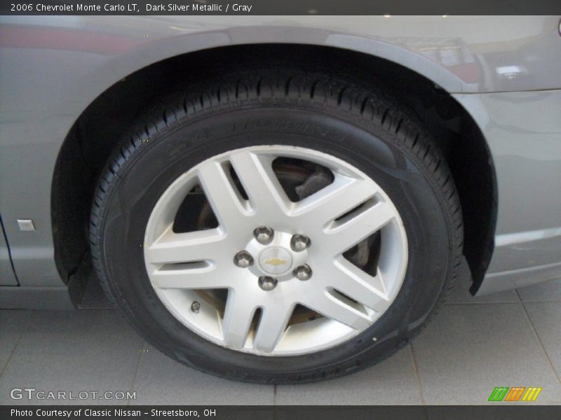 Dark Silver Metallic / Gray 2006 Chevrolet Monte Carlo LT