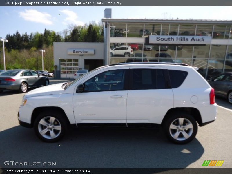 Bright White / Dark Slate Gray 2011 Jeep Compass 2.4 Latitude 4x4