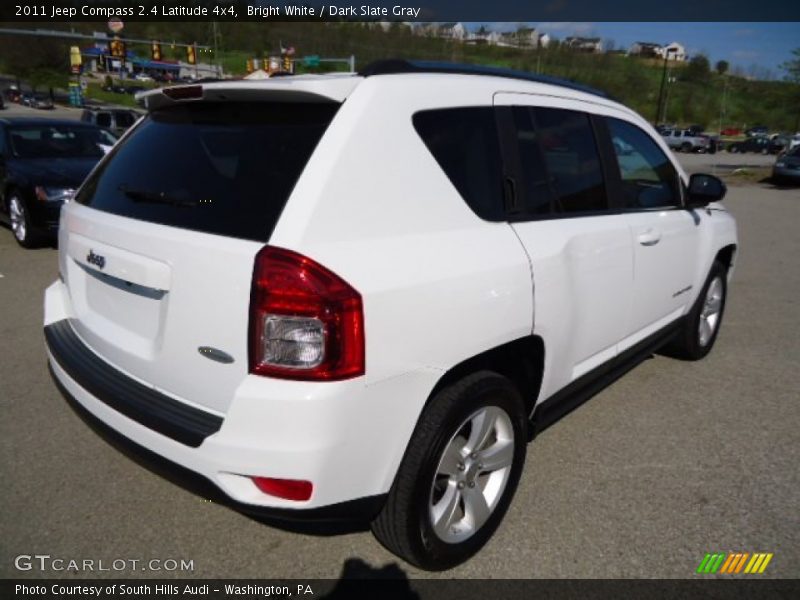 Bright White / Dark Slate Gray 2011 Jeep Compass 2.4 Latitude 4x4