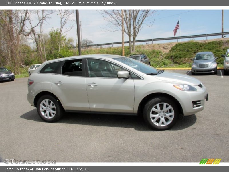 Liquid Platinum Metallic / Black 2007 Mazda CX-7 Grand Touring