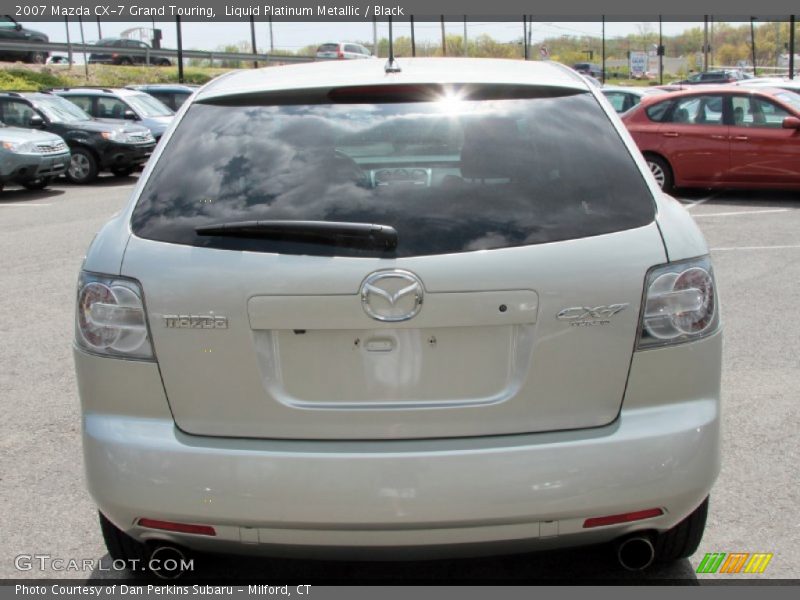 Liquid Platinum Metallic / Black 2007 Mazda CX-7 Grand Touring