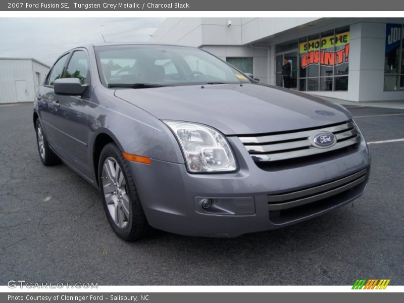 Tungsten Grey Metallic / Charcoal Black 2007 Ford Fusion SE