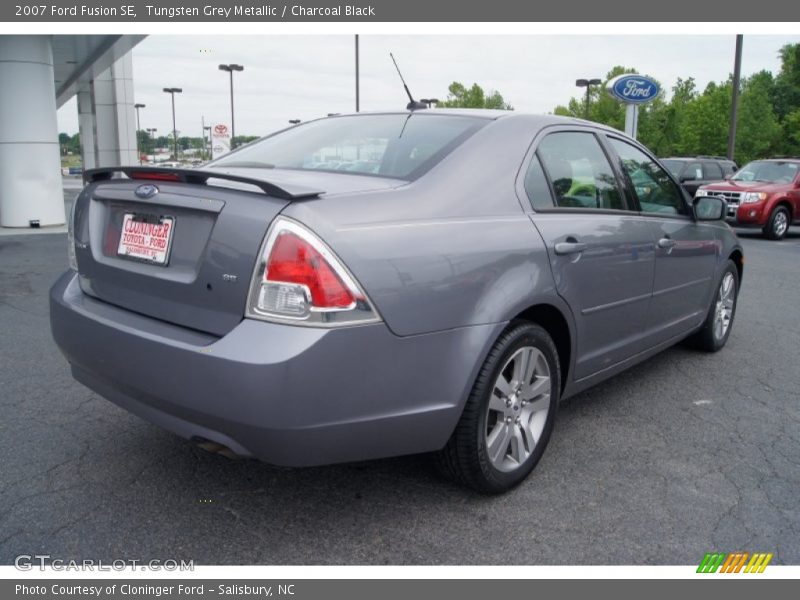 Tungsten Grey Metallic / Charcoal Black 2007 Ford Fusion SE