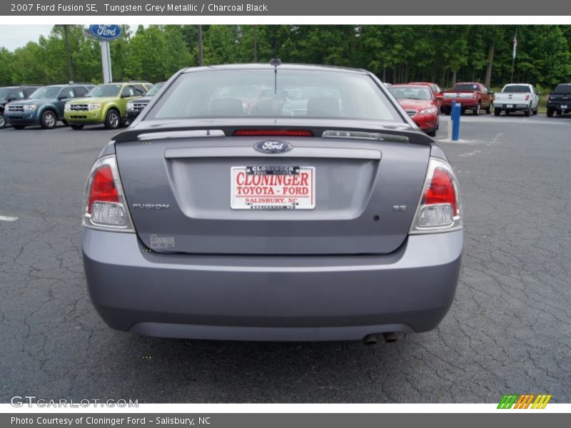Tungsten Grey Metallic / Charcoal Black 2007 Ford Fusion SE