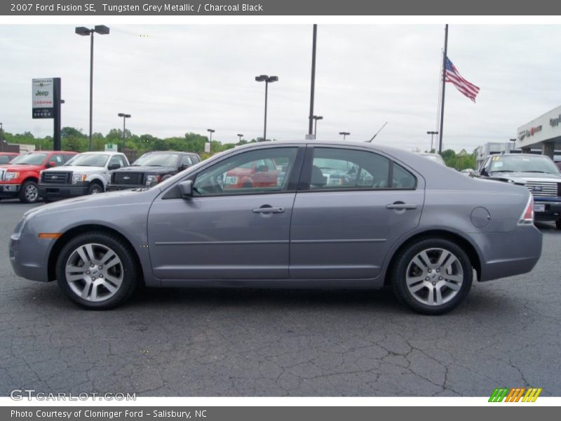 Tungsten Grey Metallic / Charcoal Black 2007 Ford Fusion SE