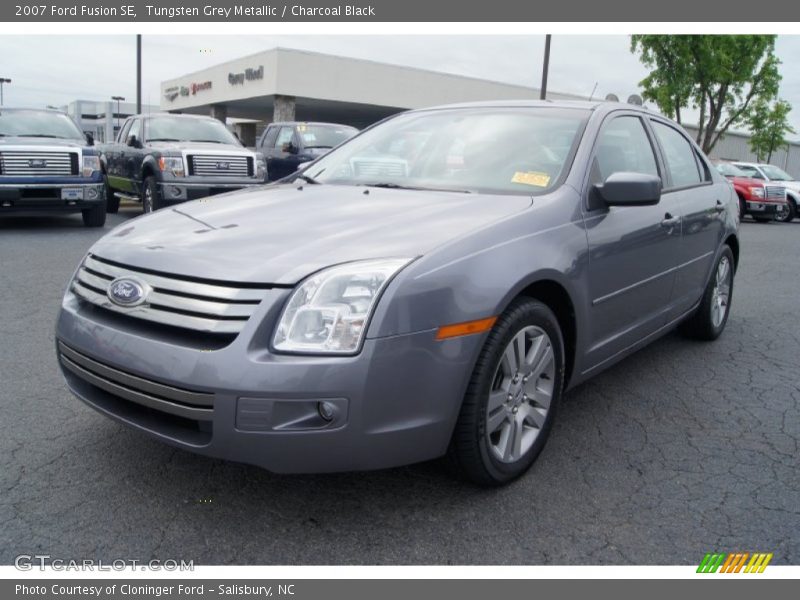 Tungsten Grey Metallic / Charcoal Black 2007 Ford Fusion SE