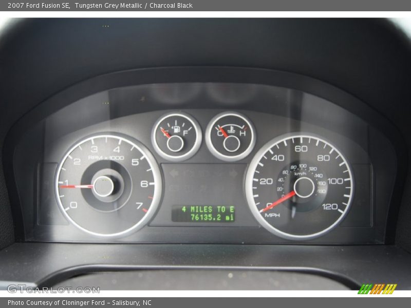 Tungsten Grey Metallic / Charcoal Black 2007 Ford Fusion SE