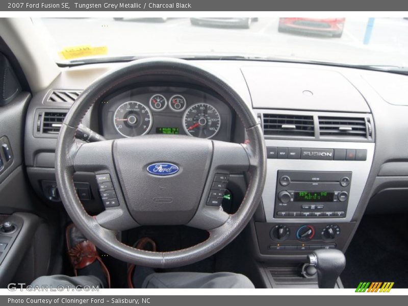 Tungsten Grey Metallic / Charcoal Black 2007 Ford Fusion SE