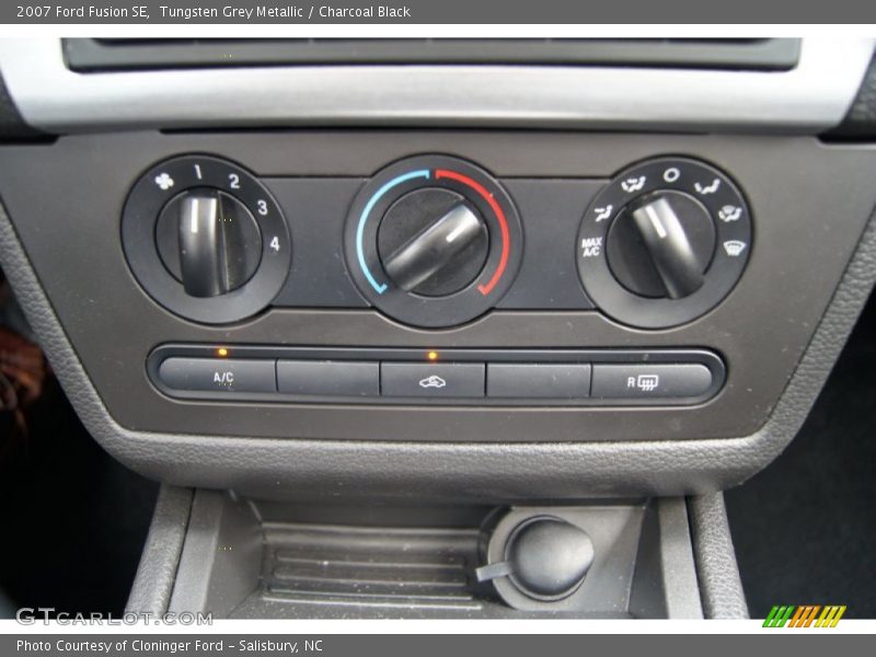 Tungsten Grey Metallic / Charcoal Black 2007 Ford Fusion SE