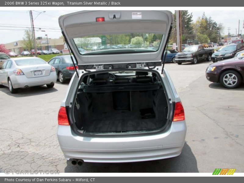 Titanium Silver Metallic / Black 2006 BMW 3 Series 325xi Wagon