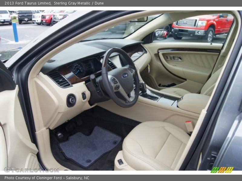 Sterling Gray Metallic / Dune 2013 Ford Taurus Limited