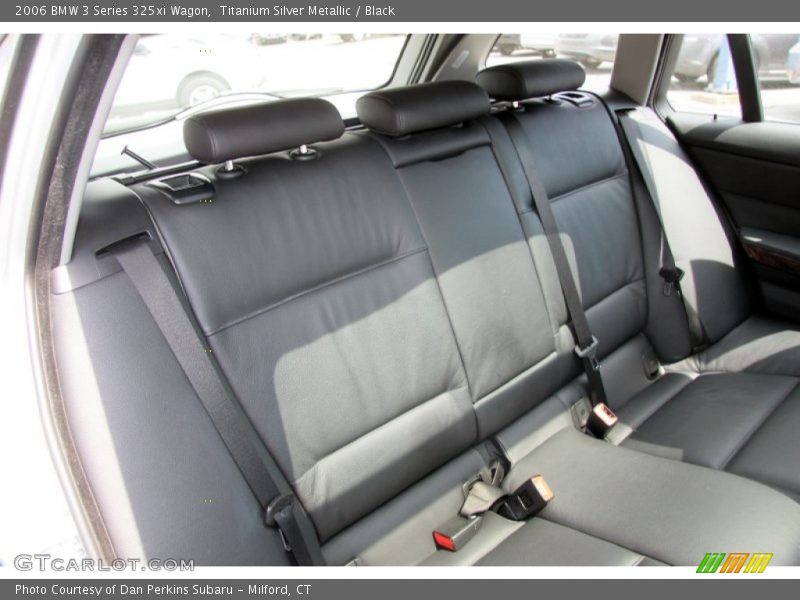 Titanium Silver Metallic / Black 2006 BMW 3 Series 325xi Wagon