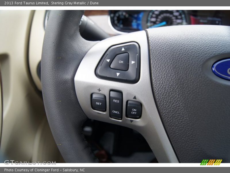 Sterling Gray Metallic / Dune 2013 Ford Taurus Limited
