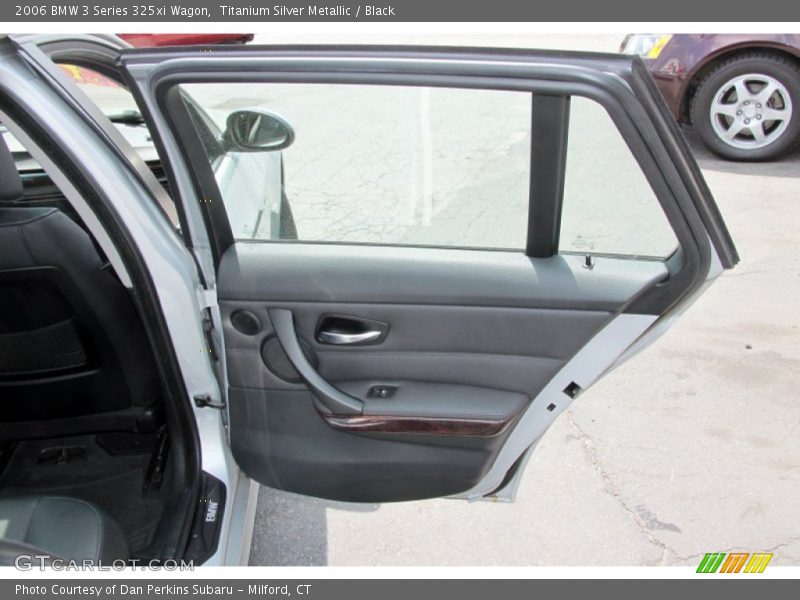 Titanium Silver Metallic / Black 2006 BMW 3 Series 325xi Wagon