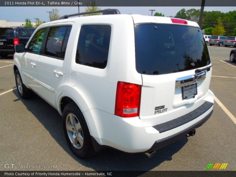 Taffeta White / Gray 2011 Honda Pilot EX-L